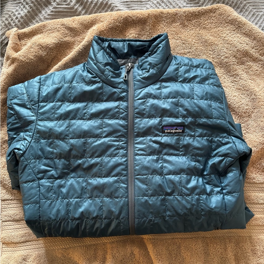 Patagonia Teal Quilted Jacket